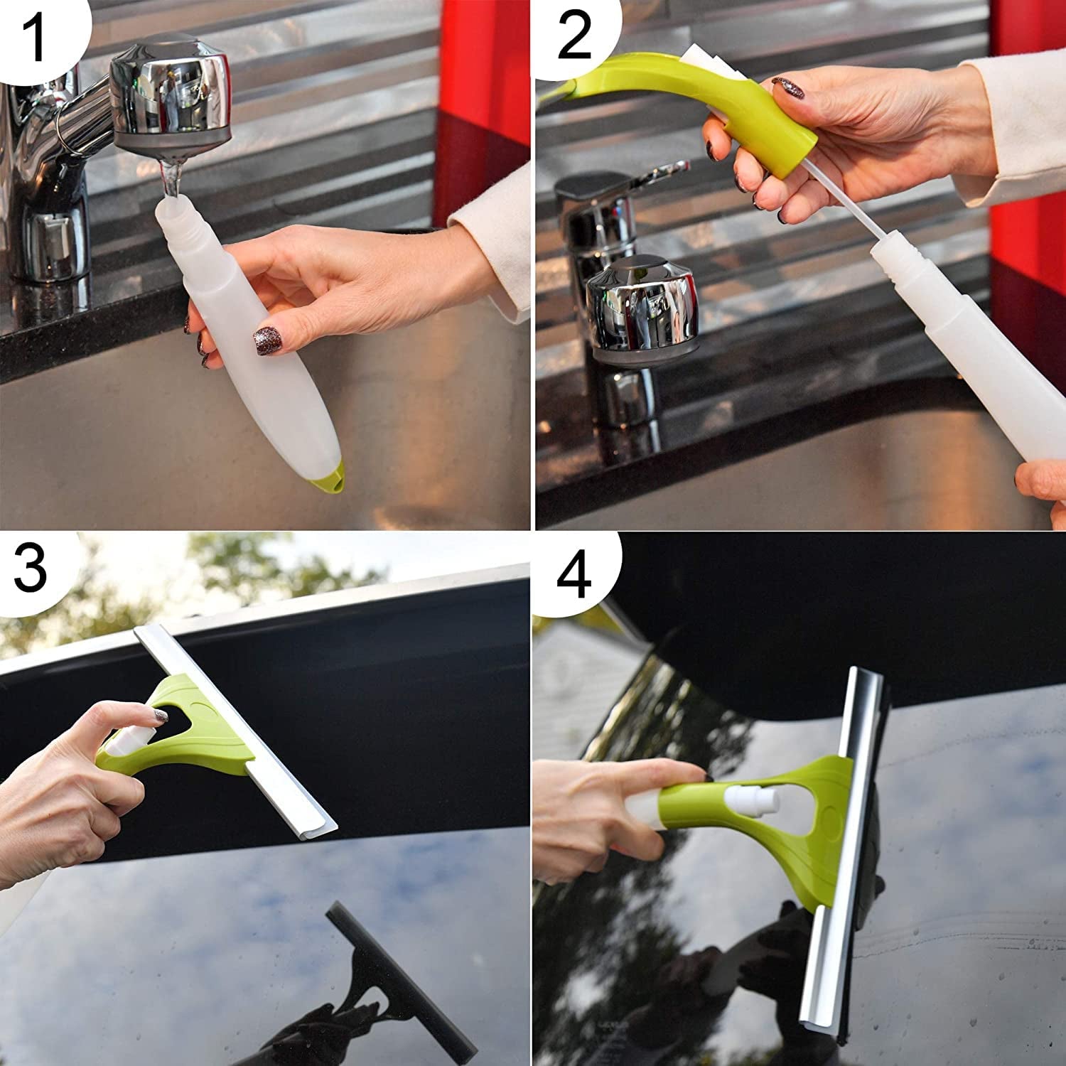 All-in-One Cleaning Brush: Spray, Wash, & Wipe (Windows, Glass, Car) (1 Pc) All-in-One Cleaning Brush: Spray, Wash, & Wipe (Windows, Glass, Car) (1 Pc)
